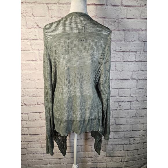 Torrid Women's Cardigan Open Front Sweater Short Long NWT Size 3 Green - Picture 6 of 11